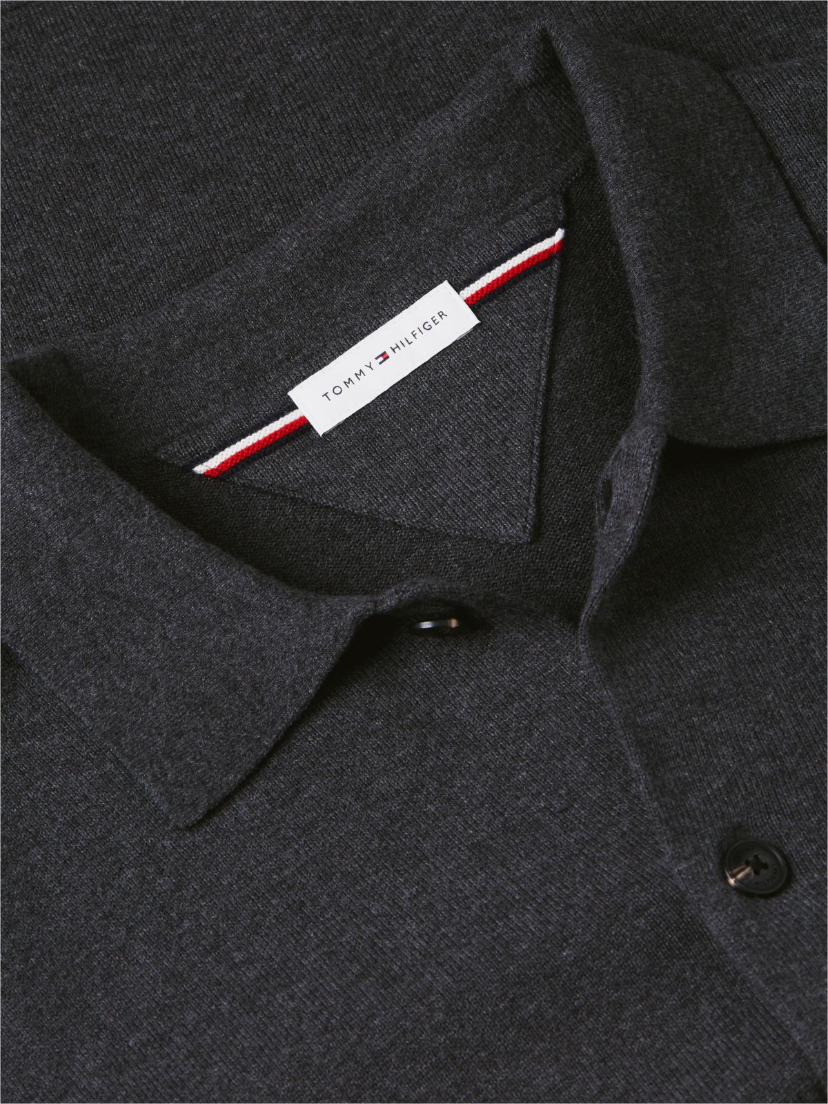 Classic Shirt Cardigan — Grey Heather