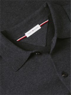 Classic Shirt Cardigan — Grey Heather 6