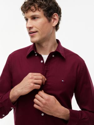 Мужские рубашки Tommy Hilfiger Regular Fit Flex Flannel Shirt — фото 3