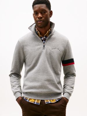 Flex Fleece Quarter-Zip Sweatshirt, Medium Grey Heather