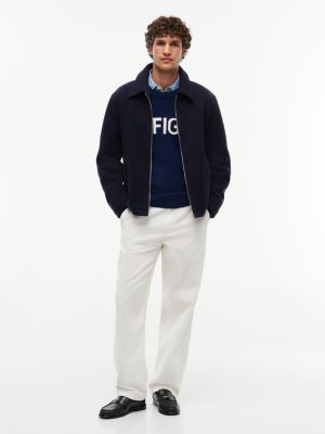 Мужская куртка Tommy Hilfiger Wool-Blend Ivy, цвет: Тёмно-синий — фото 2