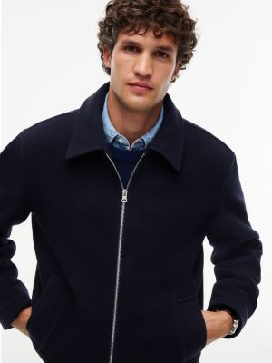 Мужская куртка Tommy Hilfiger Wool-Blend Ivy, цвет: Тёмно-синий — фото 4