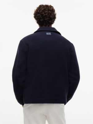Мужская куртка Tommy Hilfiger Wool-Blend Ivy, цвет: Тёмно-синий — фото 6