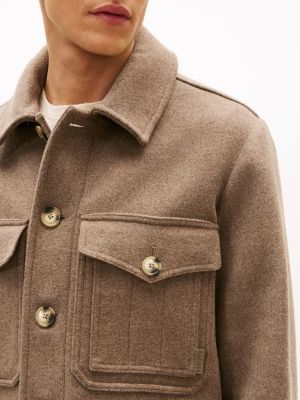 Wool-Blend Utility Jacket | Tommy Hilfiger