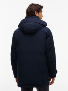Hooded Down Parka — Navy 6