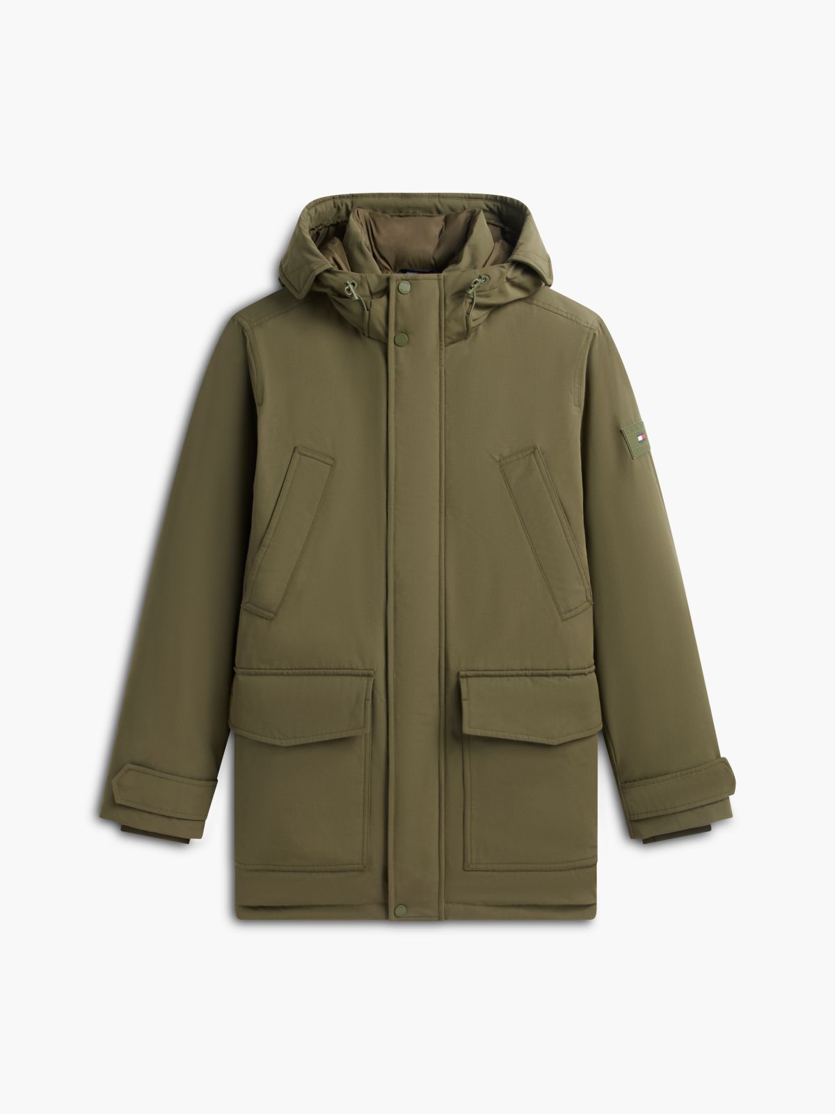Hooded Down Parka — Huntsman Green