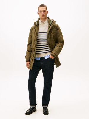 Hooded Down Parka, Army Green