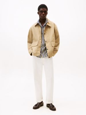 Relaxed Straight Jean, Ecru