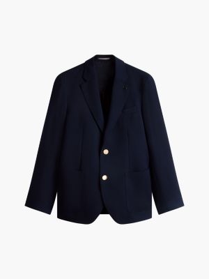 Мужские пиджаки Tommy Hilfiger Hopsack Wool Blazer — фото 6