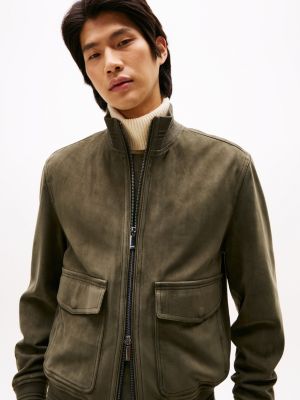 Leather Zip Jacket | Tommy Hilfiger