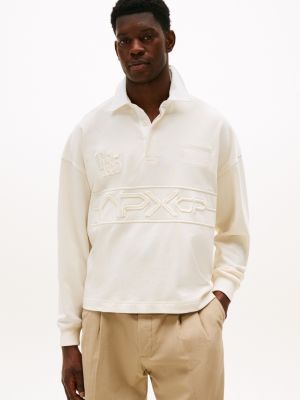 APXGP Collection Rugby Polo, Ivory Petal