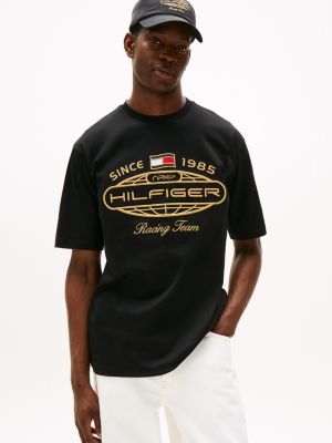 APXGP Collection Globe Graphic T-Shirt, Black