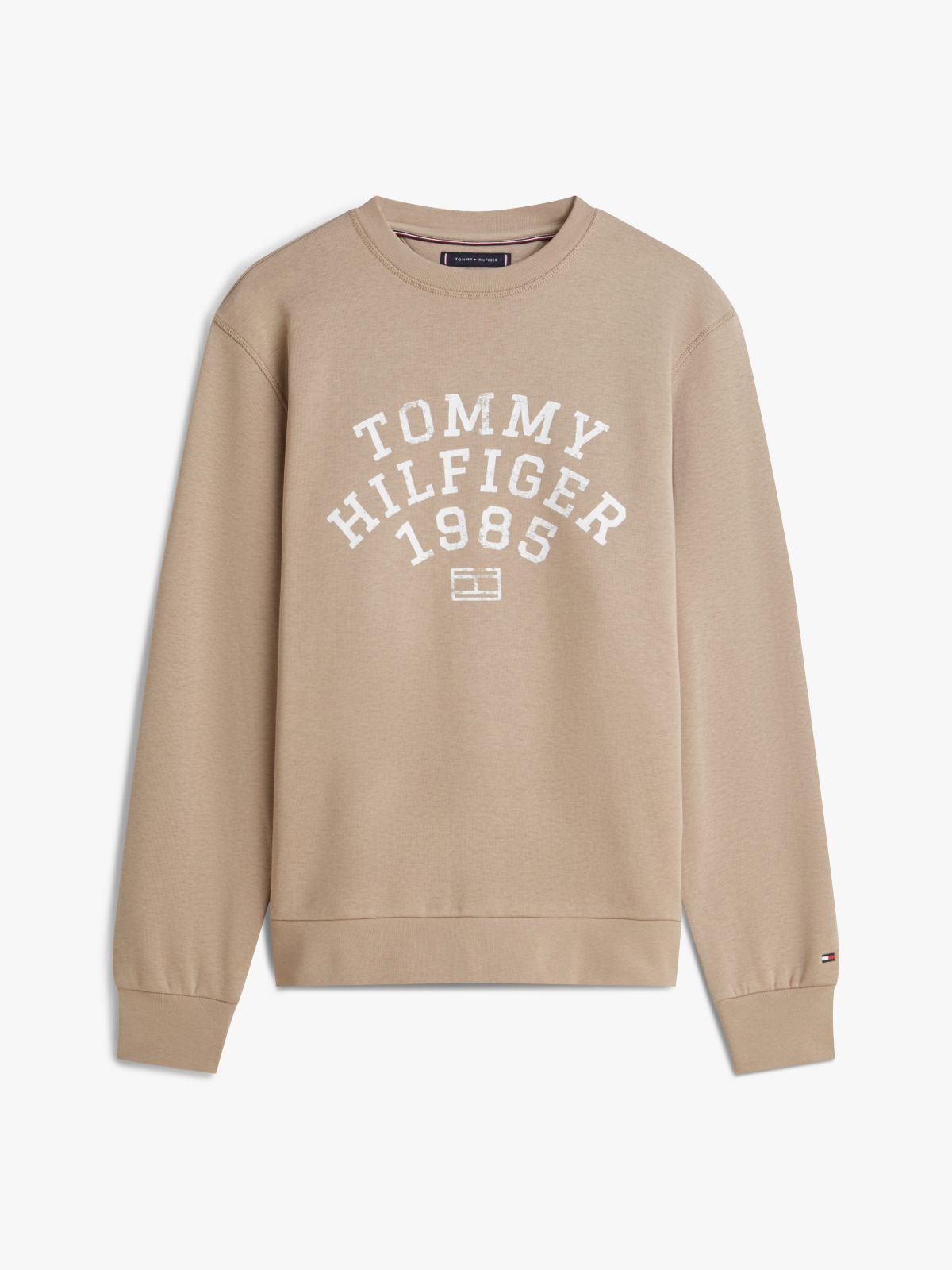 Arch Logo Flex Fleece Sweatshirt — Coastal Taupe