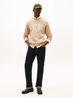 Arch Logo Flex Fleece Sweatshirt — Coastal Taupe 2