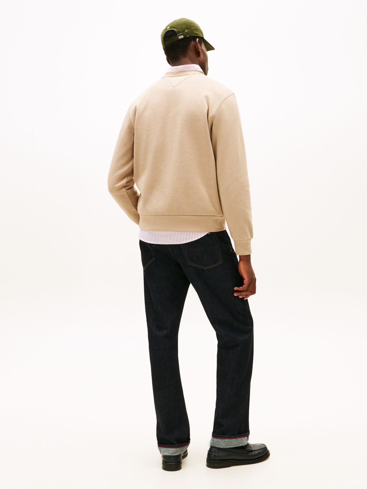 Arch Logo Flex Fleece Sweatshirt — Coastal Taupe
