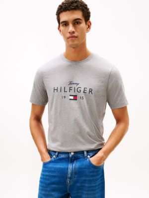 Hilfiger 1985 Graphic T-Shirt, Medium Grey Heather