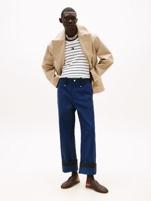 Double-Breasted Peacoat, Beige