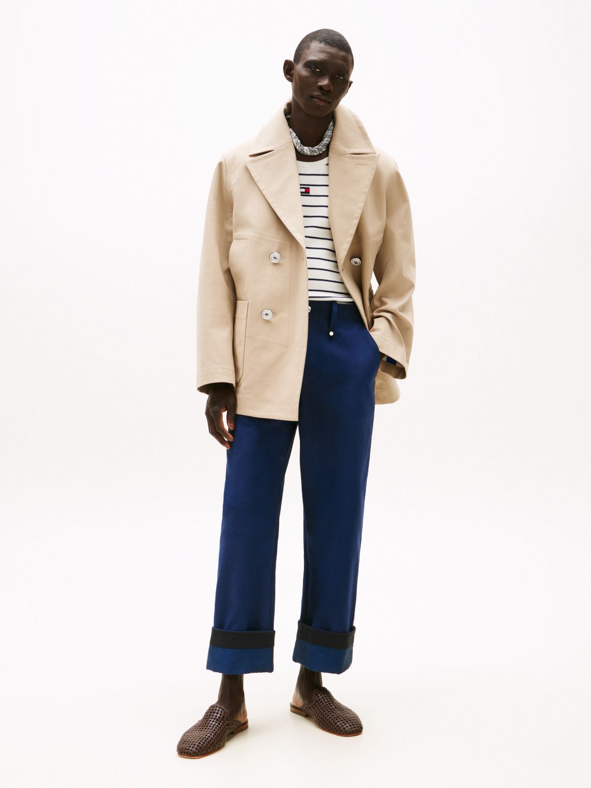 Navy and Black Tonal Chino — Light Navy/Black Tonal