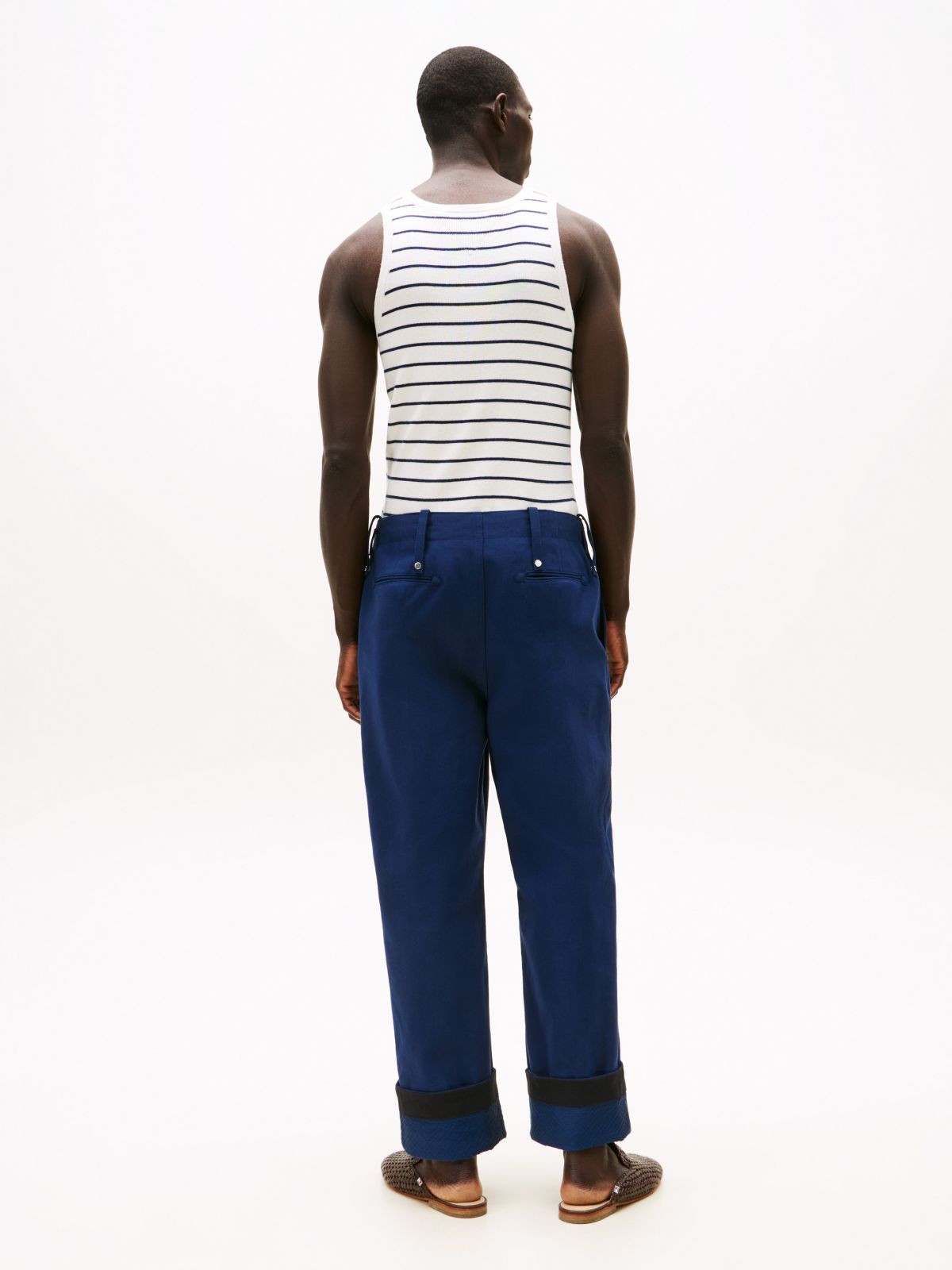 Navy and Black Tonal Chino — Light Navy/Black Tonal