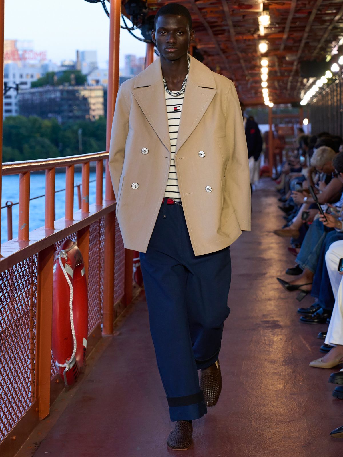 Navy and Black Tonal Chino — Light Navy/Black Tonal