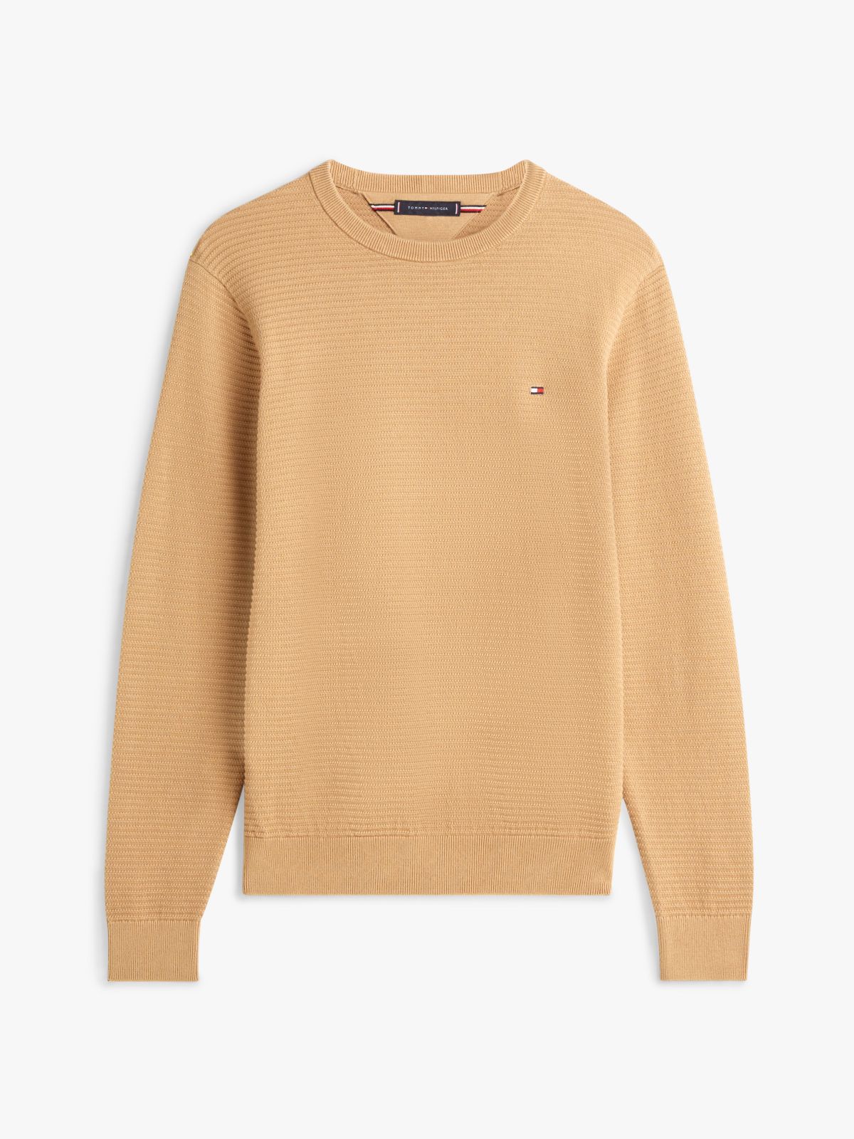 Textured Crewneck Sweater — Safari Canvas