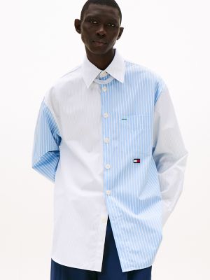 Regular Fit Mix Stripe Poplin Shirt