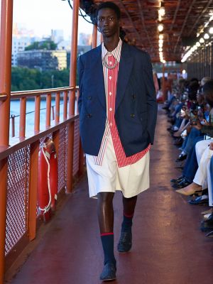 Oversized Fit Mix Stripe Poplin Shirt | Tommy Hilfiger