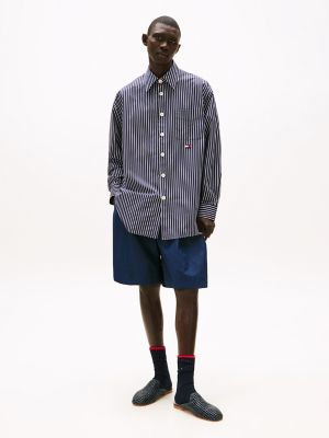Regular Fit Stripe Poplin Shirt | Tommy Hilfiger