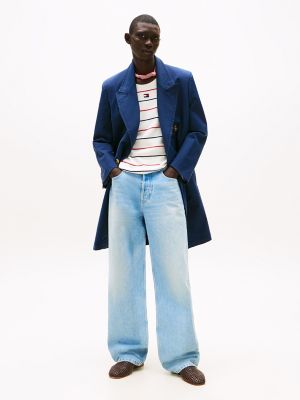 Light Wash Wide-leg Jean