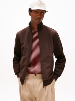 Intechno Knit Zip Sweatshirt, Chocolate