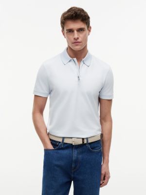 TH Performance Quarter-Zip Polo, Breezy Blue