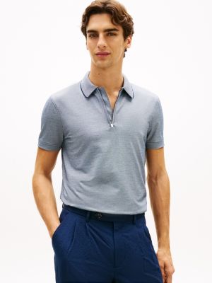 TH Performance Quarter-Zip Polo, Navy Iris