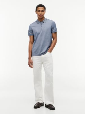 Мужские топы Tommy Hilfiger Regular Fit TH Performance Zip Polo — фото 2