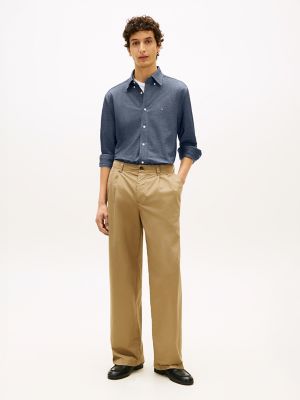 Мужские рубашки Tommy Hilfiger TH Performance Oxford Shirt — фото 2