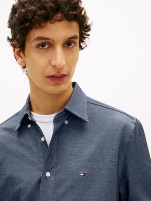 Мужские рубашки Tommy Hilfiger TH Performance Oxford Shirt — фото 3