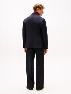 Мужские пиджаки Tommy Hilfiger Crest Logo Wool Club Blazer — фото 6