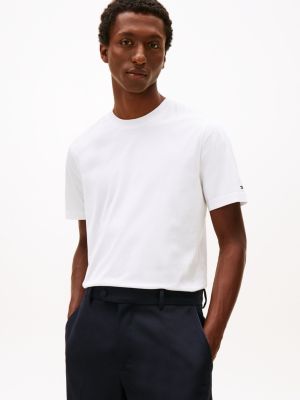 New York Label Mercerized T-Shirt, White