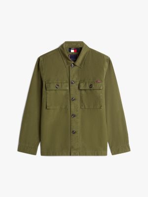 Garment-Dyed Utility Shirt Jacket | Tommy Hilfiger