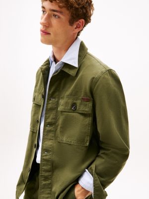 Garment-Dyed Utility Shirt Jacket | Tommy Hilfiger