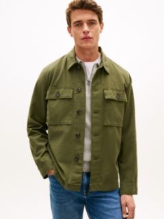 Garment-Dyed Utility Shirt Jacket — Arctic Spruce 1
