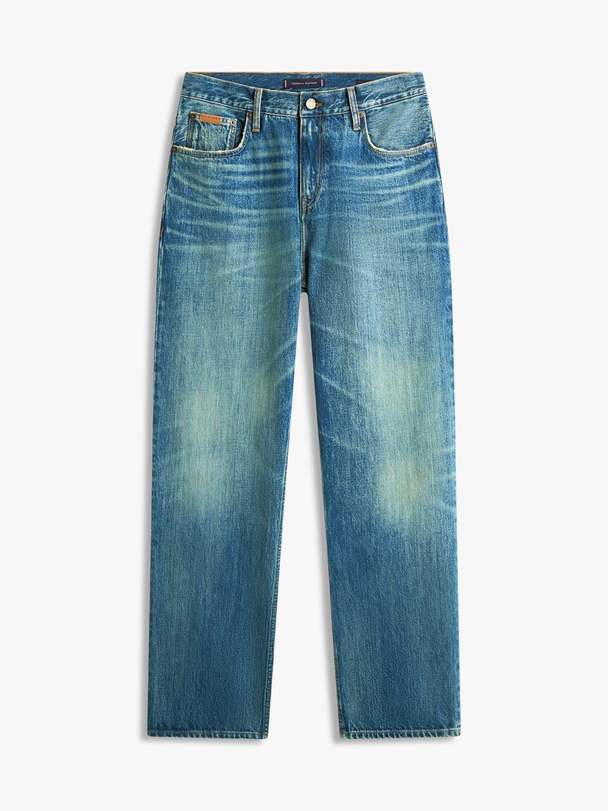 Buckled Relaxed Jean — Mario Blue