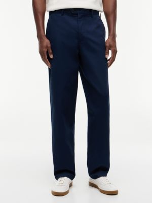 Relaxed Twill Pant, Light Navy