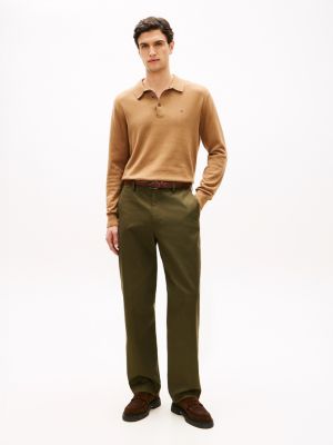 Relaxed Twill Pant, Army Green