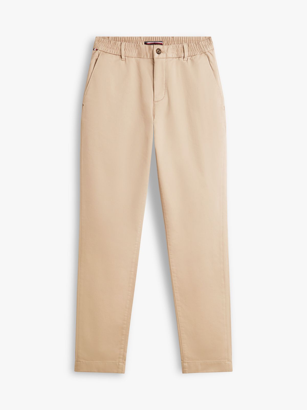 Garment-Dyed Relaxed Tapered Knit Pant — Coastal Taupe