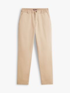 Garment-Dyed Relaxed Tapered Knit Pant — Coastal Taupe 5