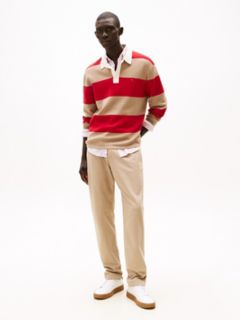 Garment-Dyed Relaxed Tapered Knit Pant — Coastal Taupe 2
