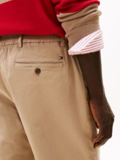 Garment-Dyed Relaxed Tapered Knit Pant — Coastal Taupe 3