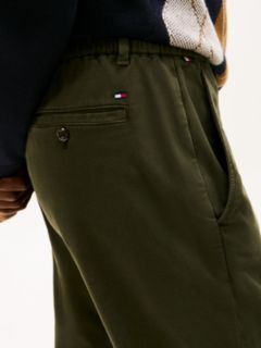 Garment-Dyed Relaxed Tapered Knit Pant — Arctic Spruce 3