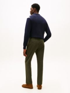 Garment-Dyed Relaxed Tapered Knit Pant — Arctic Spruce 4
