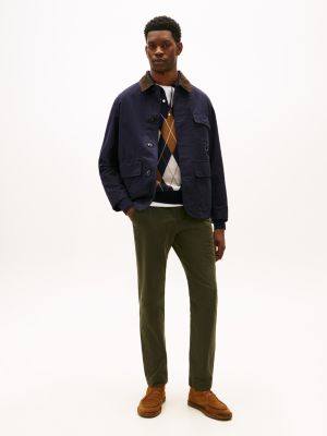 Garment-Dyed Relaxed Tapered Knit Pant, Arctic Spruce